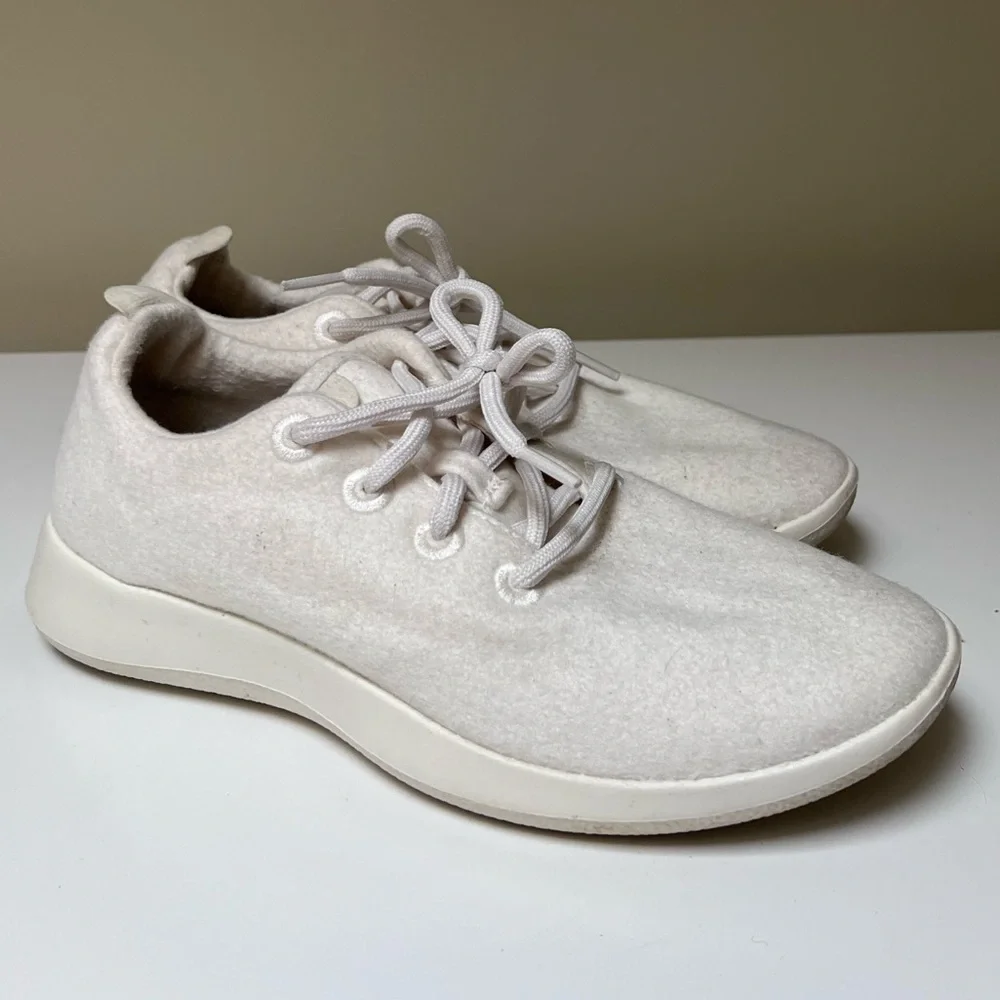 Allbirds Off-White Wool Runner Sneakers‎ Size 9